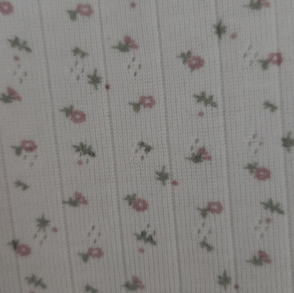 NWOT, POL, Clasic Floral White Spaghetti Strap Nighty, Sz. S - Picture 3 of 4